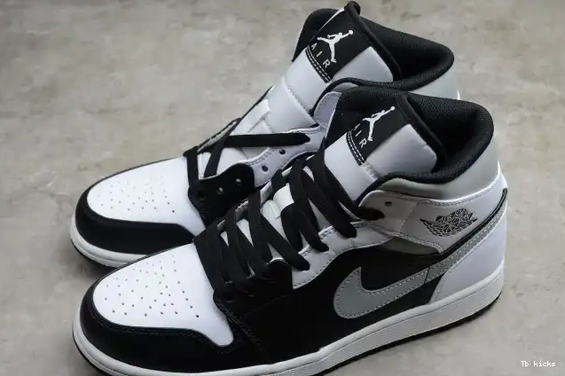 Reps TBK Mid 1 Shadow 554724-073 Jordan White AIR 0614